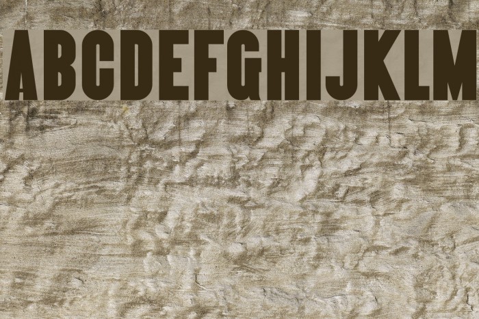 Almonte Font examples