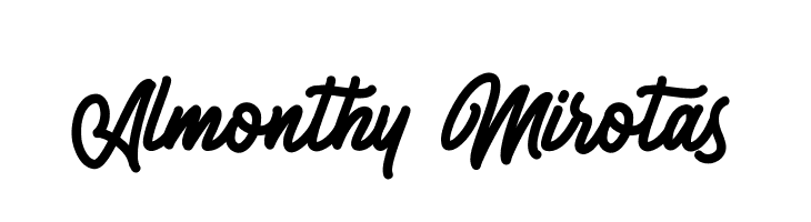 Almonthy Mirotas  Free Fonts Download
