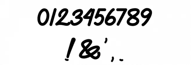 Almonthy Mirotas Font OTHER CHARS