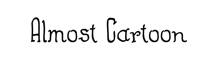 Almost Cartoon  Frei Schriftart Herunterladen