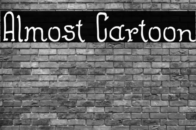 Almost Cartoon Font examples