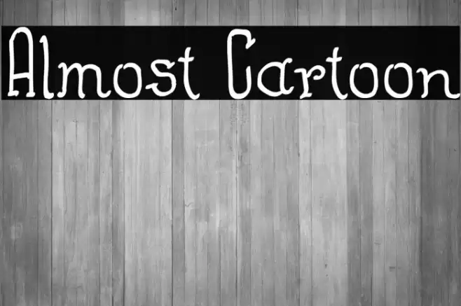 Almost Cartoon Font examples