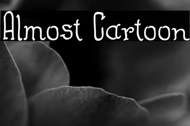 Almost Cartoon Font examples