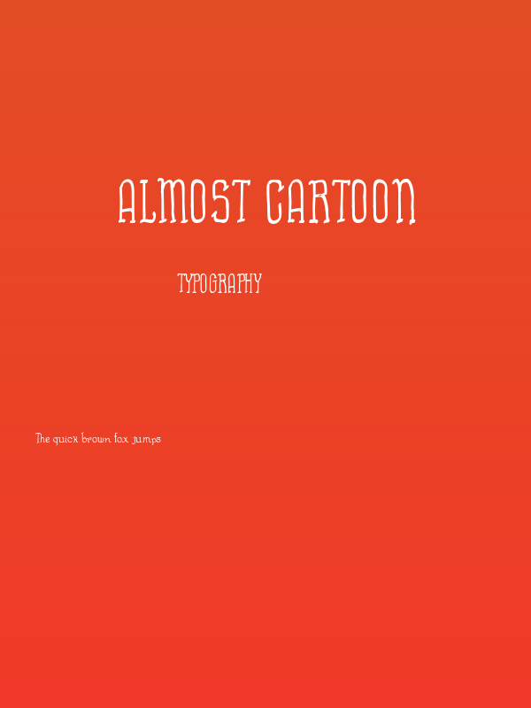 Almost Cartoon Poster