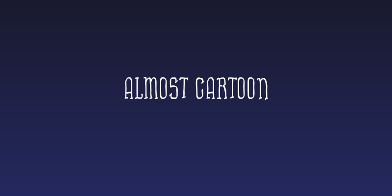 Almost Cartoon Social Header