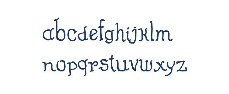 Almost Cartoon Lowercase