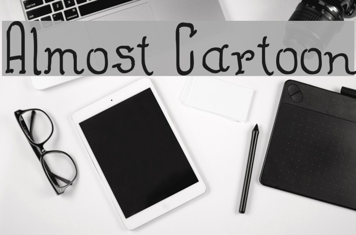 Almost Cartoon フォント examples