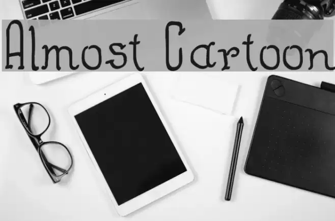 Almost Cartoon フォント examples