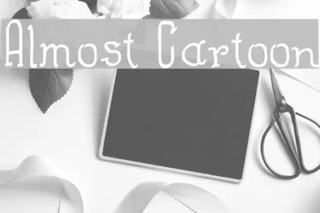 Almost Cartoon フォント examples