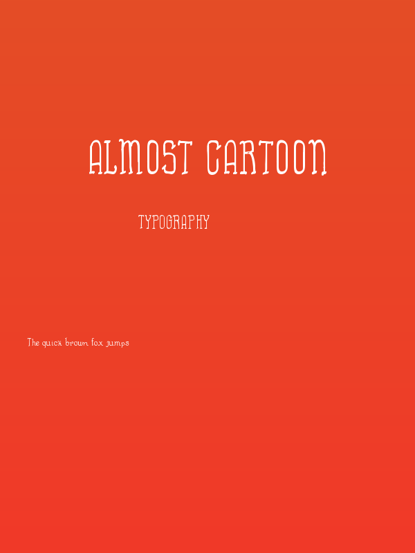 Almost Cartoon Poster