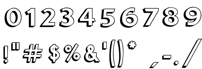 Almost Japanese Comic Font OTHER CHARS