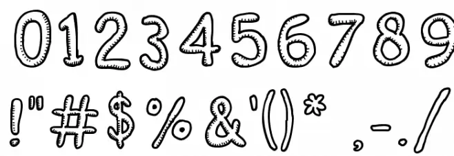 Almost Japanese Smooth Font OTHER CHARS