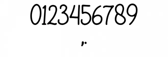 Almost Love Demo Regular Font OTHER CHARS