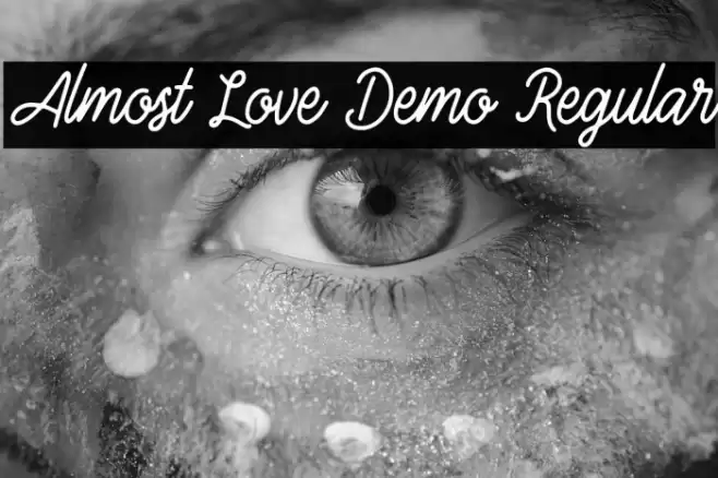 Almost Love Demo Regular Font examples