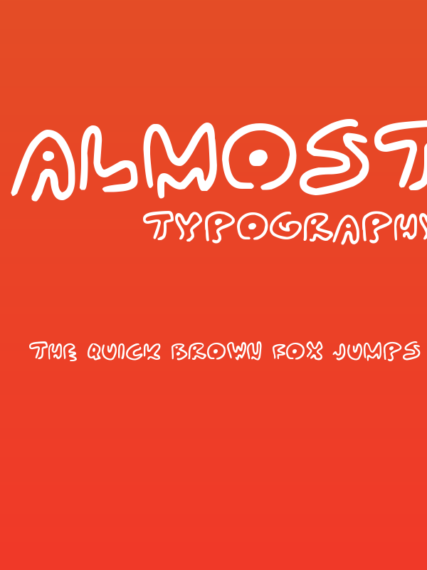 Almost Outlines Poster