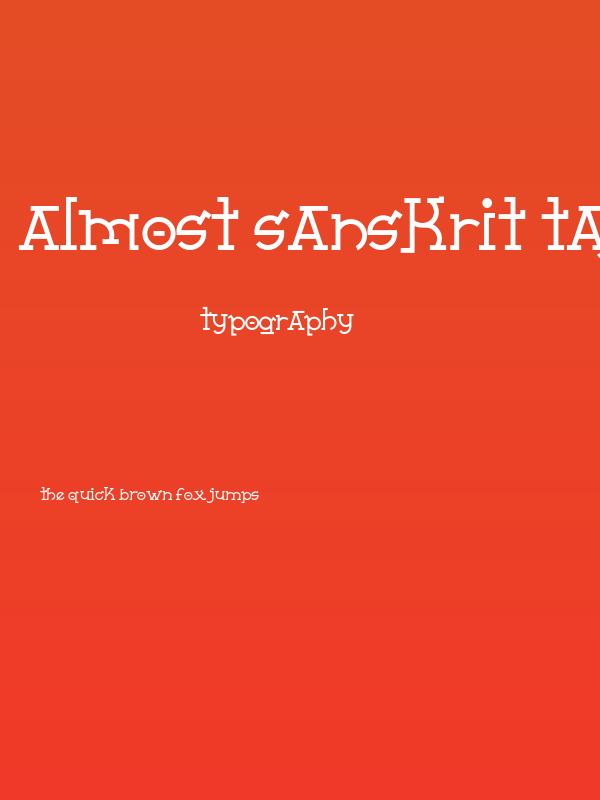 Almost Sanskrit Taj New Poster