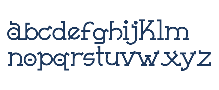 Almost Sanskrit Taj New Lowercase