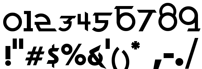 Almost Sanskrit taj Bold Font OTHER CHARS