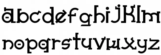 Almost Sanskrit taj Bold フォント 大文字