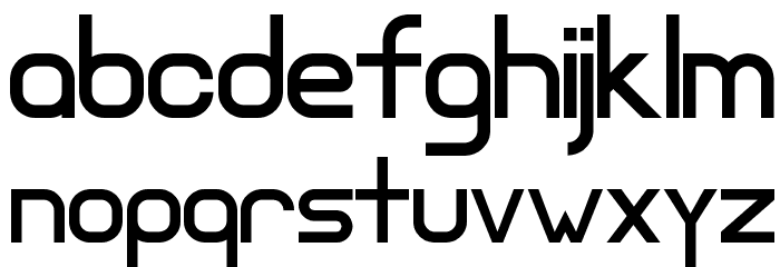 Almost Serious Font LOWERCASE