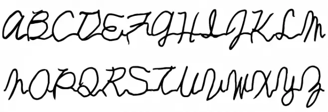 AlmostDead Schriftart Groß