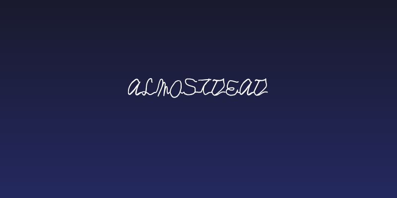 AlmostDead Social Header