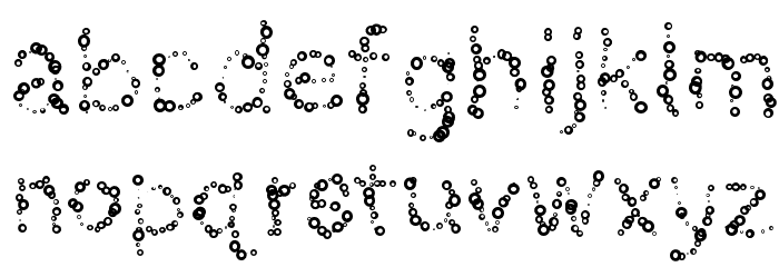 AlmostInfinity Font LOWERCASE
