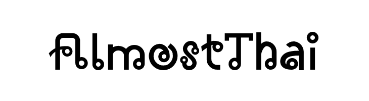 AlmostThai  Frei Schriftart Herunterladen