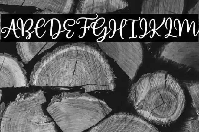 AlmostThere Font examples