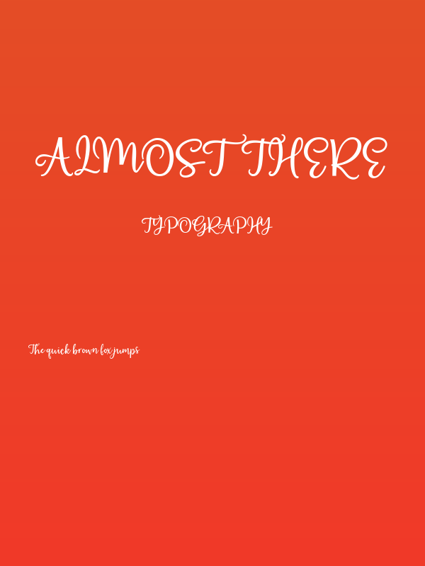 AlmostThere Poster