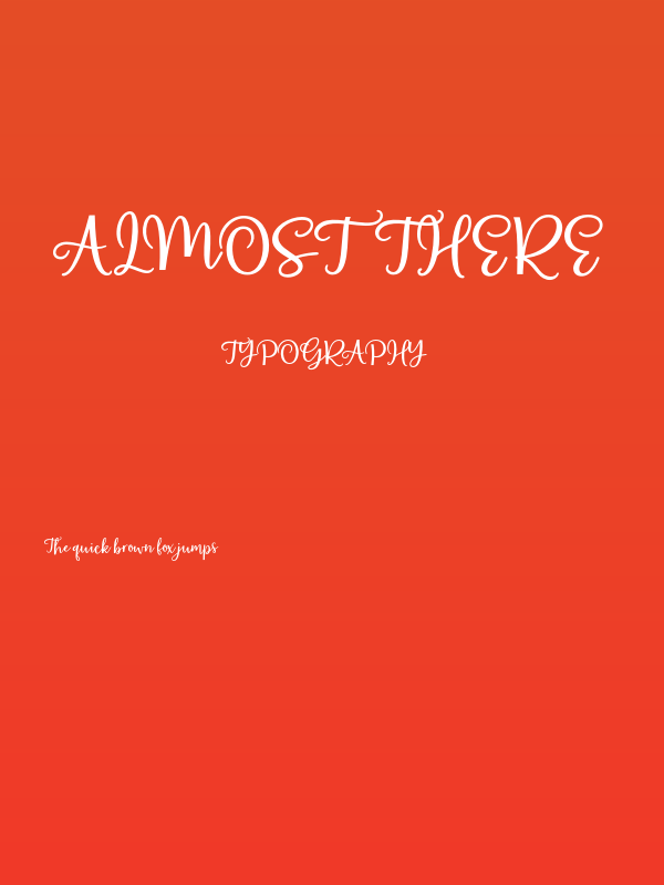 AlmostThere Poster