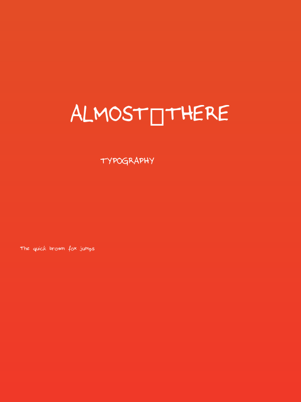 Almost_there Poster