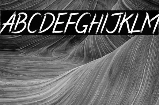 Almour! Font examples