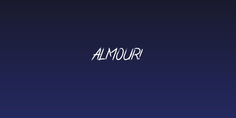 Almour! Social Header