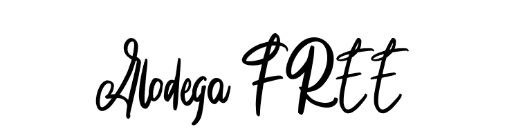 Alodega FREE  baixar fontes gratis