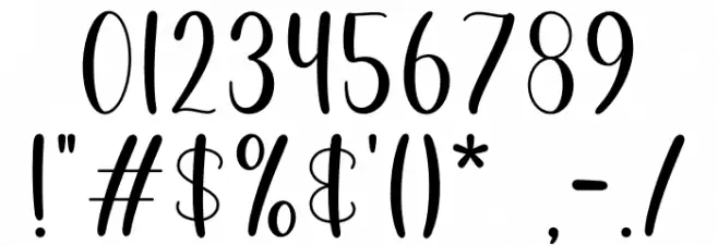 Aloha 1 Font OTHER CHARS