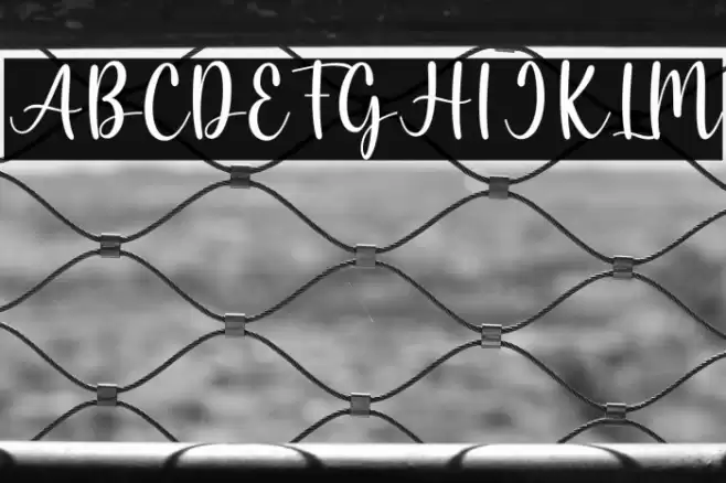 Aloha 1 Font examples