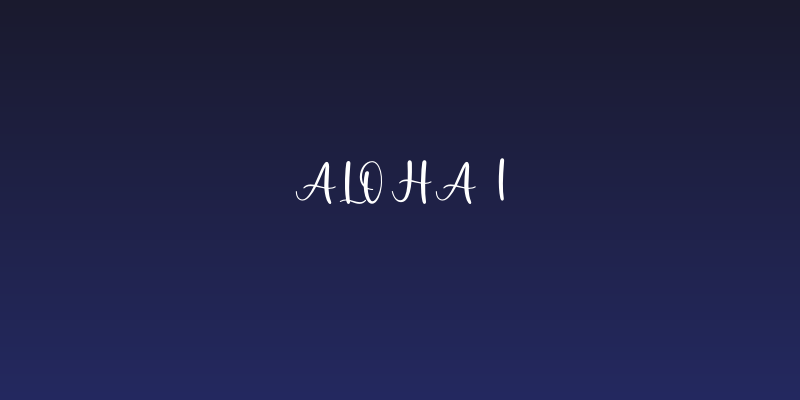 Aloha 1 Social Header
