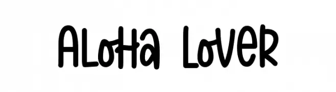 Aloha Lover  免费字体下载