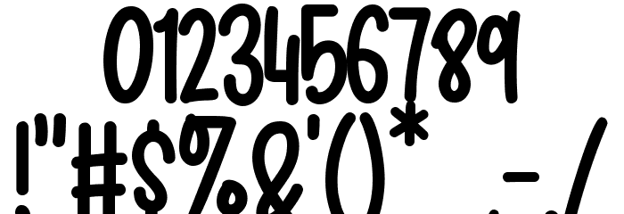 Aloha Lover Font OTHER CHARS