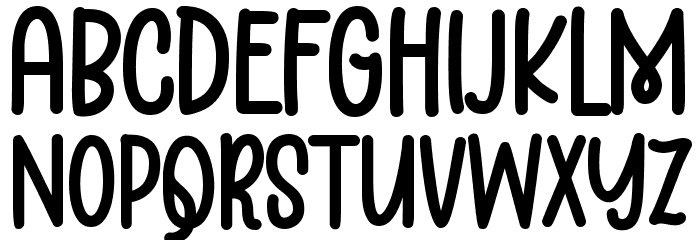 Aloha Lover Font UPPERCASE