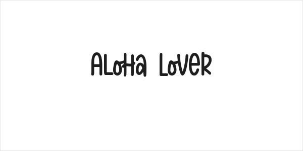 Aloha Lover Logo