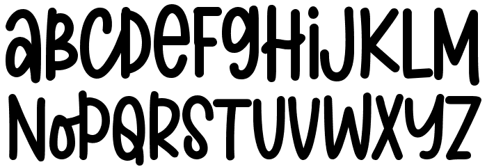 Aloha Lover Font LOWERCASE
