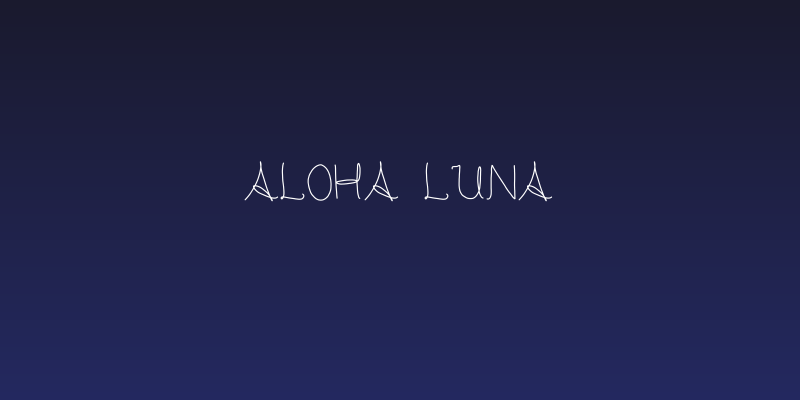 Aloha Luna Social Header