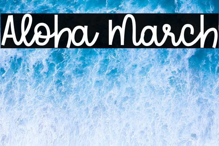 Aloha March Example 1