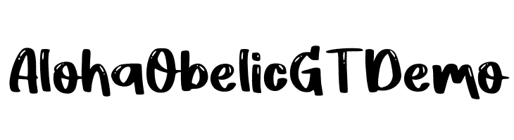 Aloha Obelic GT Demo  baixar fontes gratis