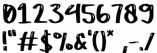 Aloha Obelic GT Demo Font OTHER CHARS