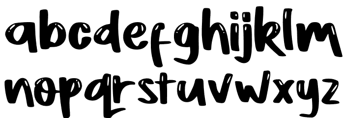 Aloha Obelic GT Demo Font LOWERCASE
