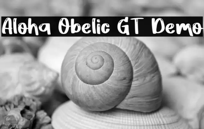 Aloha Obelic GT Demo Fonte examples