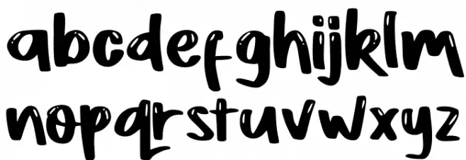 Aloha Obelic GT Demo Schriftart Kleinbuchstaben